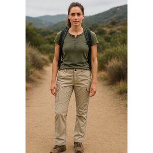 KUHL Beige Spire Roll Up Hiking Outdoor Pants Trousers Women's Size 14R